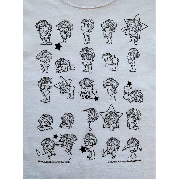 Y2K Belinda Bump Vaughn Bode Comic Graphic T Shirt Large Hanes Graphitti NEW NOS - Picture 3 of 6